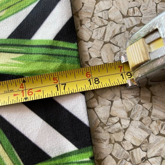 Cool Palm Monstera Geometric Print Pillow Cover - Picture 4 of 5